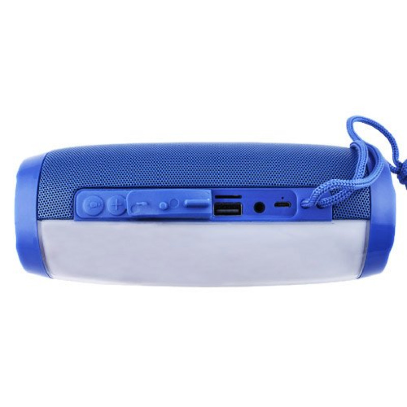 Портативна Bluetooth-колонка з різнокольоровим підсвічуванням Hangout Speaker (TG-157) Blue