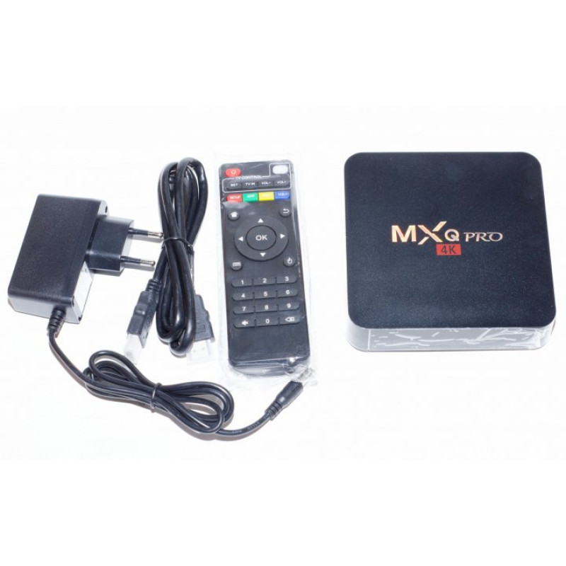 Мультимедійна ТВ приставка Amlogic 4K MXQ Pro S905 OTT TV Box 4 ядра Android 13 Чорний Медіаплеєр Мультимедійна ТВ приставка Amlogic 4K MXQ Pro S905 OTT TV Box 4 ядра Android 13 Чорний Медіаплеєр