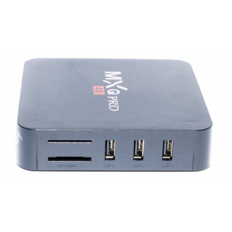 Мультимедійна ТВ приставка Amlogic 4K MXQ Pro S905 OTT TV Box 4 ядра Android 13 Чорний Медіаплеєр Мультимедійна ТВ приставка Amlogic 4K MXQ Pro S905 OTT TV Box 4 ядра Android 13 Чорний Медіаплеєр