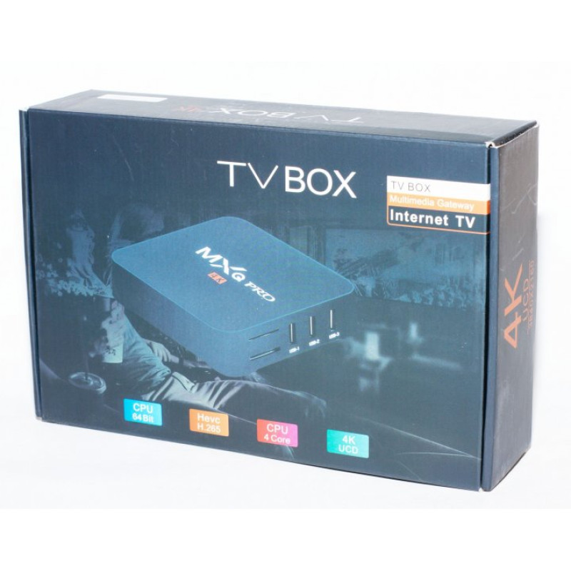 Мультимедійна ТВ приставка Amlogic 4K MXQ Pro S905 OTT TV Box 4 ядра Android 13 Чорний Медіаплеєр Мультимедійна ТВ приставка Amlogic 4K MXQ Pro S905 OTT TV Box 4 ядра Android 13 Чорний Медіаплеєр