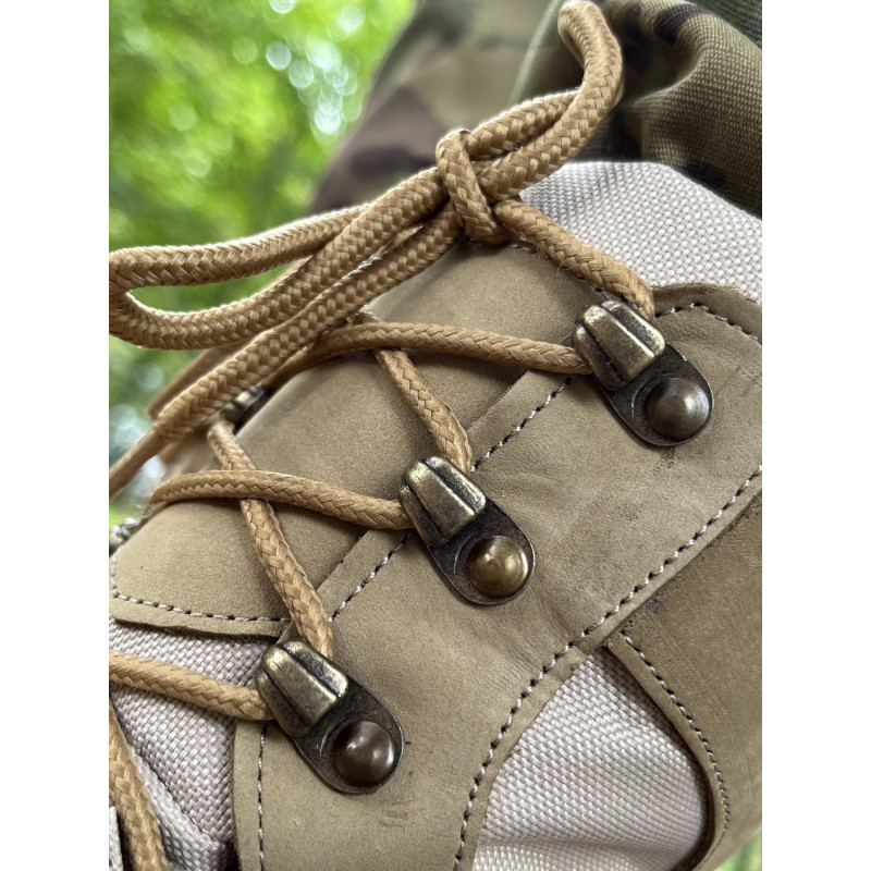 Берці тактичні чоловічі Light Boots 40 (26,5см) Весна/Літо нубук та оксфорд черевики легкі (Койот)