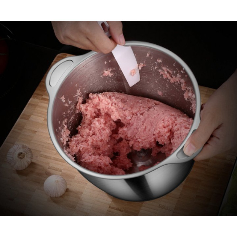 Блендер-подрібнювач кухонний універсальний для овочів, фруктів та м'яса м'яса BC-20 Сріблястий Блендер-подрібнювач кухонний універсальний для овочів, фруктів та м'яса м'яса BC-20 Сріблястий