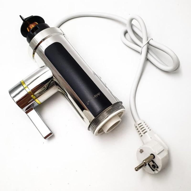 Гнучкий електричний проточний водонагрівач / Цифровий міні-бойлер кран з LCD екраном (RX-011-1) Гнучкий електричний проточний водонагрівач / Цифровий міні-бойлер кран з LCD екраном (RX-011-1)