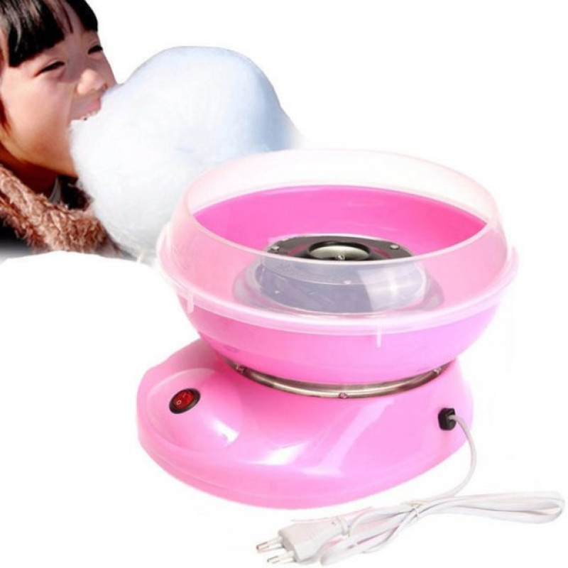 Домашній апарат для виготовлення цукрової вати 500Вт Carnival Cotton Candy Maker Рожевий (CH782)