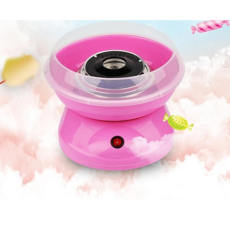 Домашній апарат для виготовлення цукрової вати 500Вт Carnival Cotton Candy Maker Рожевий (CH782)