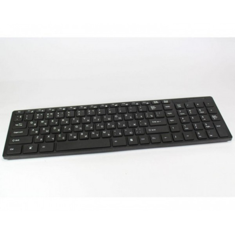 Компактний набір бездротова клавіатура і миша UKC K-06 Slim Black