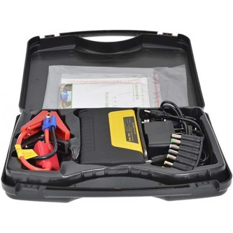 Пускозарядний пристрій Jump Starter TM19D 88000 мАч автономна пускова зарядка з компресором Жовтий