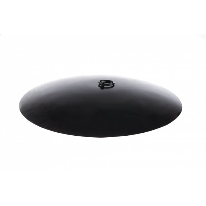 Кришка до сковороди садж з диска борони сталь 30 см Чорний Кришка до сковороди садж з диска борони сталь 30 см Чорний