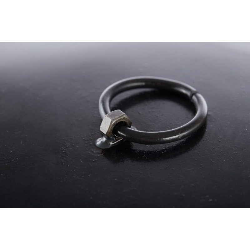 Кришка до сковороди садж з диска борони сталь 30 см Чорний Кришка до сковороди садж з диска борони сталь 30 см Чорний