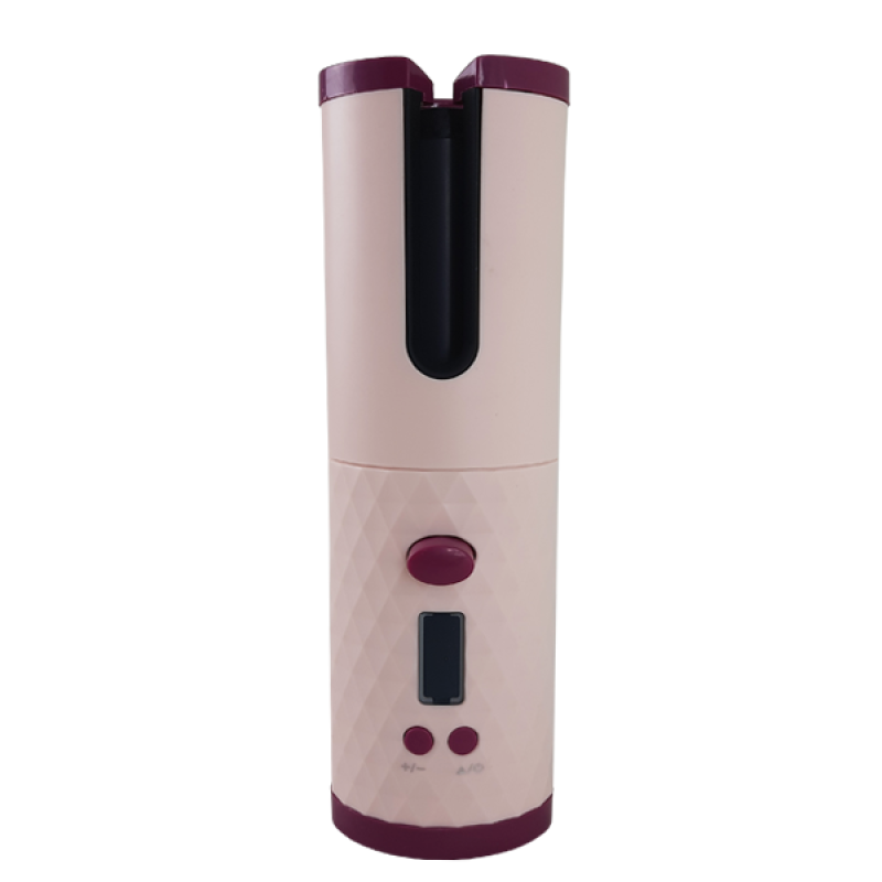 Бездротова, автоматична плойка для завивки волосся Ramindong Hair curler RD-60, Pink