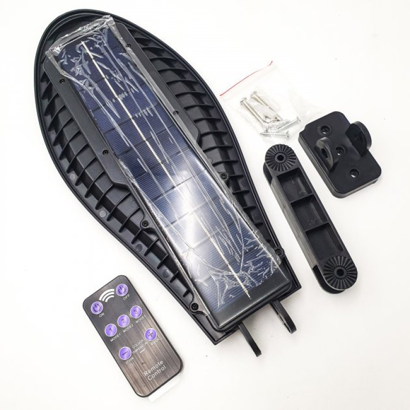 Вуличний ліхтар на сонячній батареї акумуляторний світильник на стовп з пультом LED Street Light Solar LL-62T