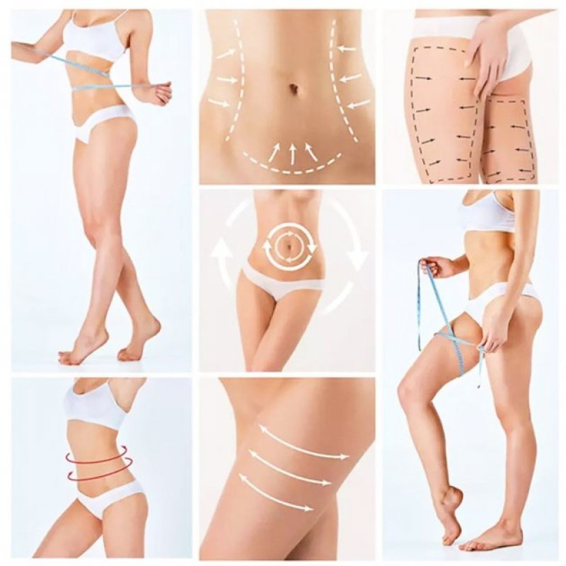 Антицелюлітний ручний масажер для тіла із 3 насадками Manipol Body MA01 Біло-фіолетовий