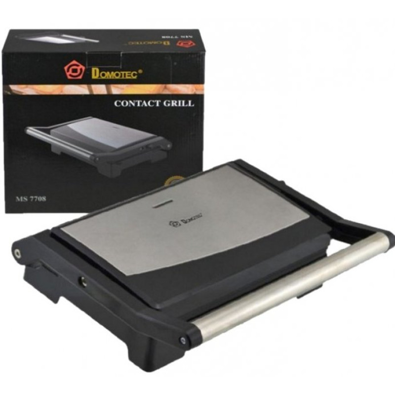 Гриль прижимний електричний Domotec MS-7708, контактний