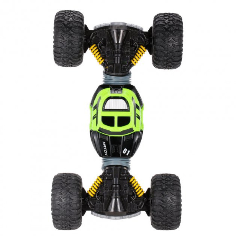 Машинка вертюк трансформер всюдихід трюковий 4x4 на радіокеруванні Leopard King 34см Зелений Машинка вертюк трансформер всюдихід трюковий 4x4 на радіокеруванні Leopard King 34см Зелений