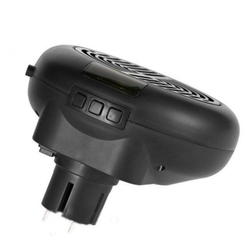 Тепловентилятор для дому обігрівач дуйчик таймер до 12 годин 900Вт Wonder Heater Black