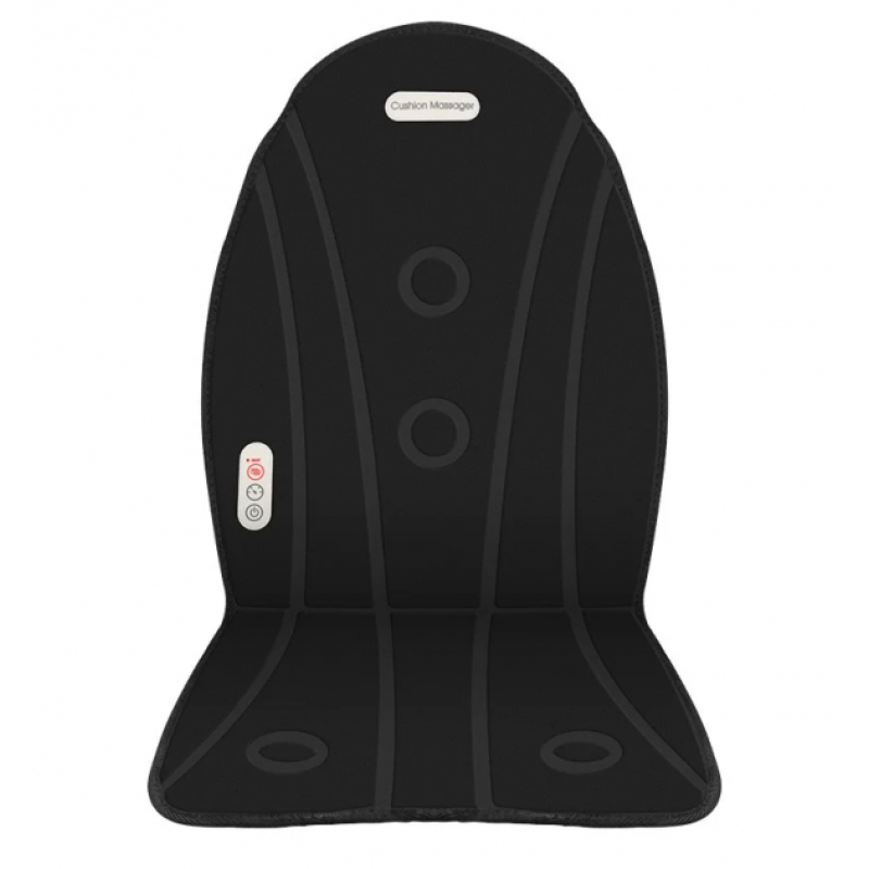 Масажна накидка на крісло з підігрівом для верхньої частини спини талії та стегон Massage Armchair JB-100D  Black