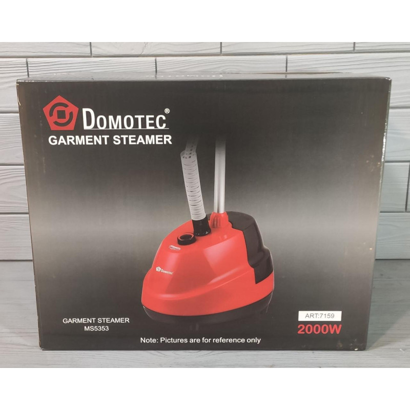 Відпарювач для одягу Domotec MS-5353 2000W 1.6л вертикальний зі стійкою 2 режими роботи