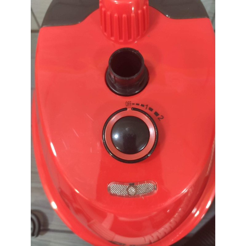 Вертикальний відпарювач для одягу ручний зі стійкою Domotec MS-5353 2000Вт 1.6л Червоний