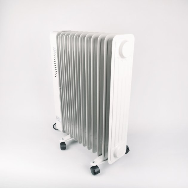 Масляний радіатор підлоговий з 11 секцій Maestro MR 950-11 три режими 1000/1500/2500 Вт Білий Масляний радіатор підлоговий з 11 секцій Maestro MR 950-11 три режими 1000/1500/2500 Вт Білий