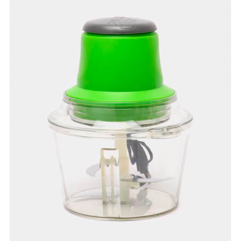 Блендер-подрібнювач кухонний універсальний для овочів, фруктів та м'яса Lightning Fast MC-11222 Салатовий