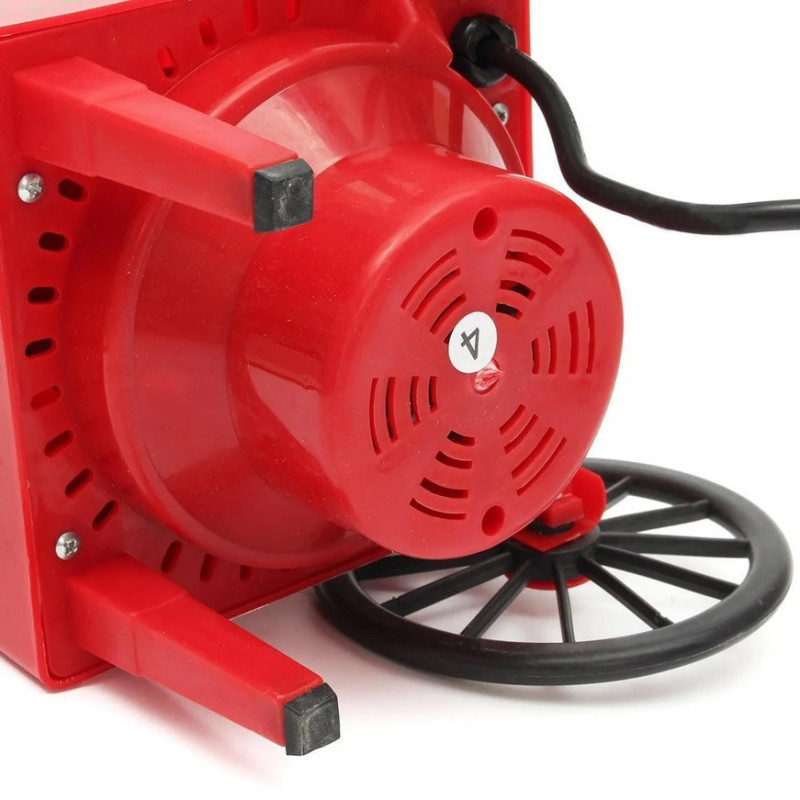 Апарат для приготування попкорну на коліщатках TM-112 Червоний