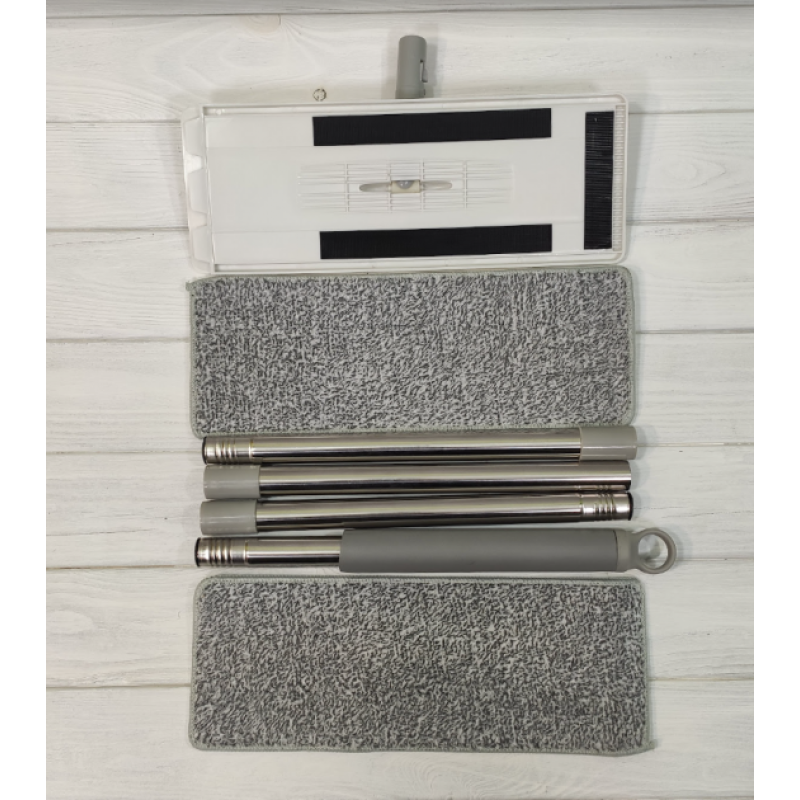 Комплект швабра з відром Clean Pro Mop із системою авто-віджиму для швидкого прибирання CM-1211 White Комплект швабра з відром Clean Pro Mop із системою авто-віджиму для швидкого прибирання CM-1211 White