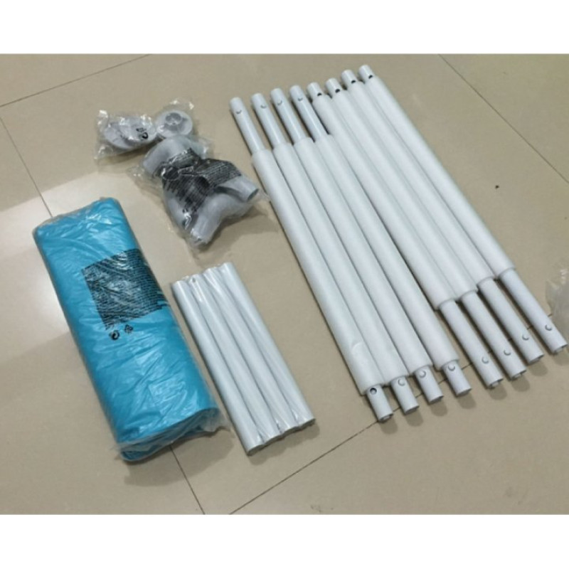 Каркасний басейн дитячий від 3 років Intex 57173 122х122х30см 337л Блакитний