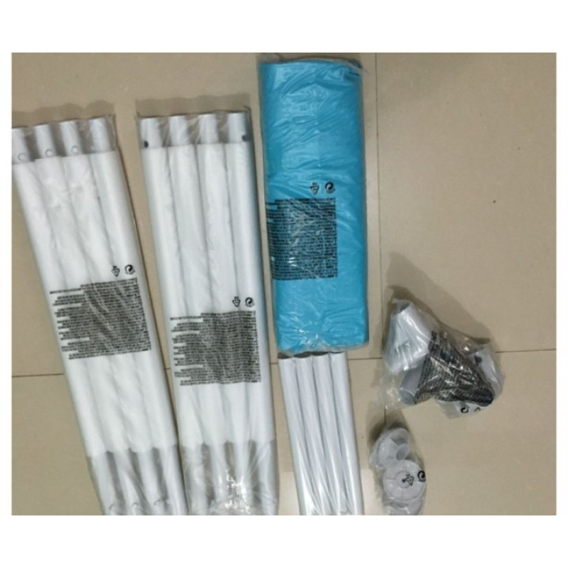 Каркасний басейн дитячий від 3 років Intex 57173 122х122х30см 337л Блакитний