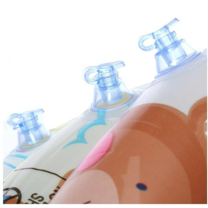 Надувний басейн дитячий від 1 року Intex 57106 Динозаврики 61х22см 33л 3 камери Різнокольоровий