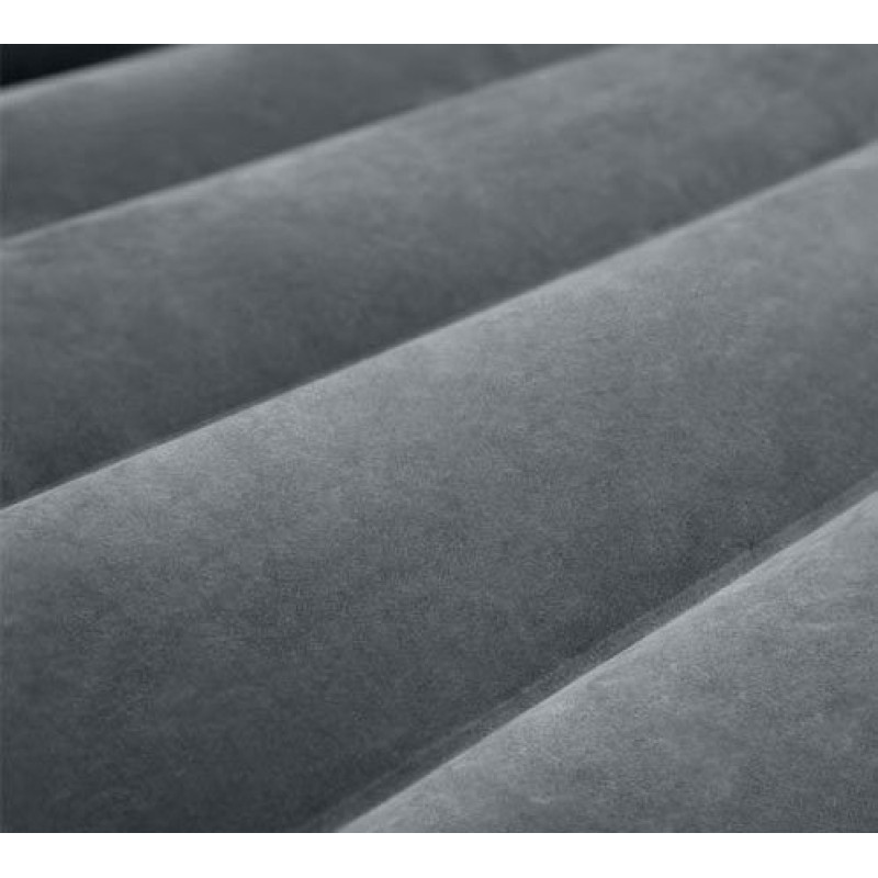 Надувне крісло-трансформер розкладне з підсклянником вініл з флокованим покриттям Intex 66551 117х224х66см