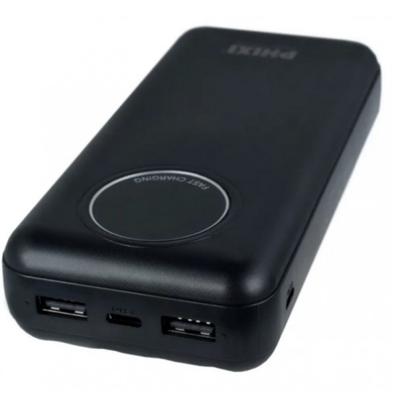 Портативний зарядний пристрій 20000 mAh повербанк 2 USB PHIXI P21 powerbank
