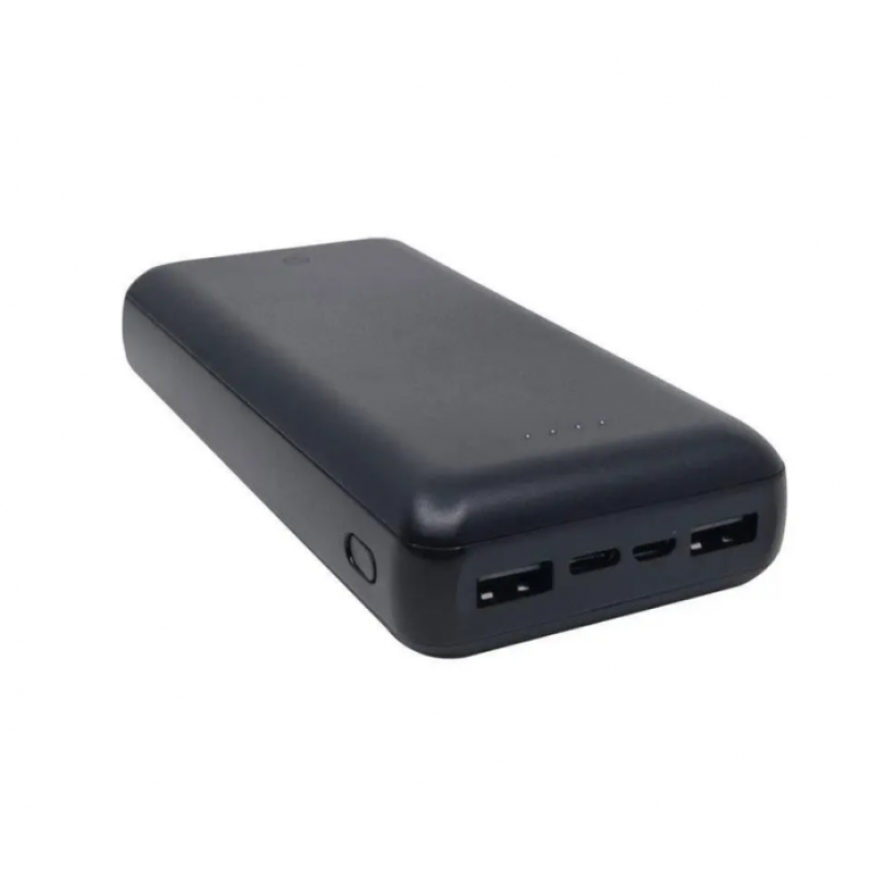 Портативний зарядний пристрій 20000 mAh повербанк 2 USB DEXIM X2 DCA0042 (Y59) POWERBANK BLACK