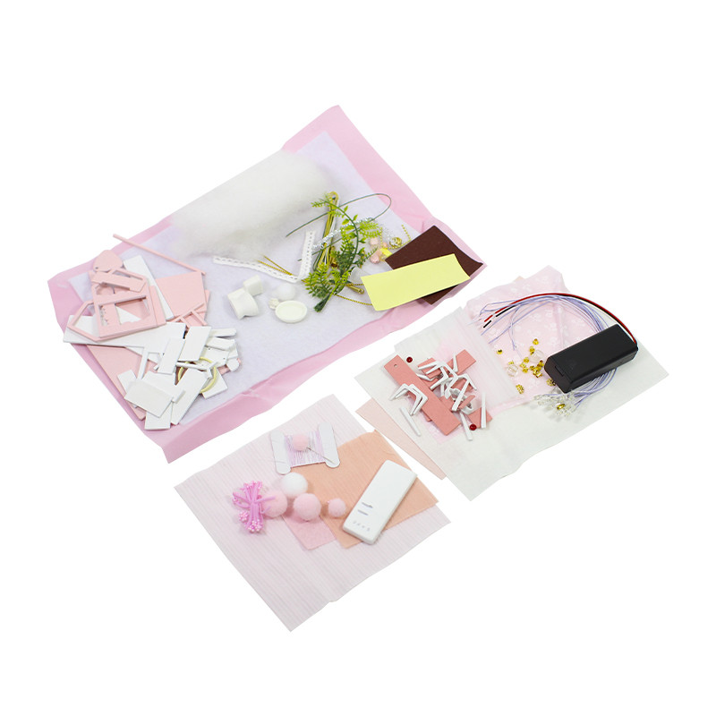 3D Румбокс ляльковий будинок DIY Cute Room L-027 Pink House дитячий конструктор