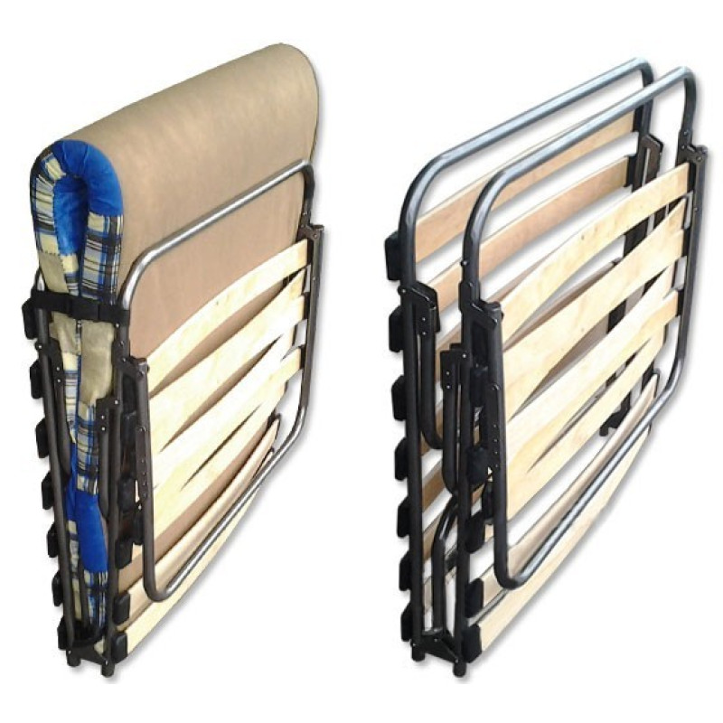 Розкладачка-ліжко з матрацом на ламелях, з регулюванням, підголовник ТМ Vista «Нова» V-5656