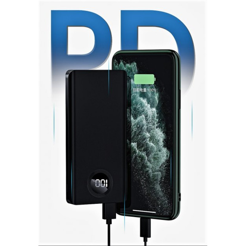 Портативний зарядний пристрій 20000 mAh повербанк 2 USB Torima TRM-1020 powerbank