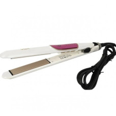 Праска для випрямлення волосся з керамічними пластинами та цифровим дисплеєм VGR V-509 50W Білий