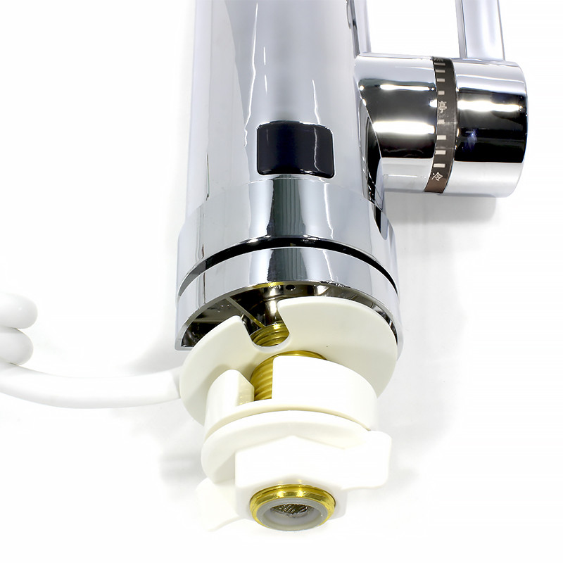 Кран-водонагрівач з дисплеєм для швидкого нагрівання води Oping OP-L11 3 кВт Сріблястий