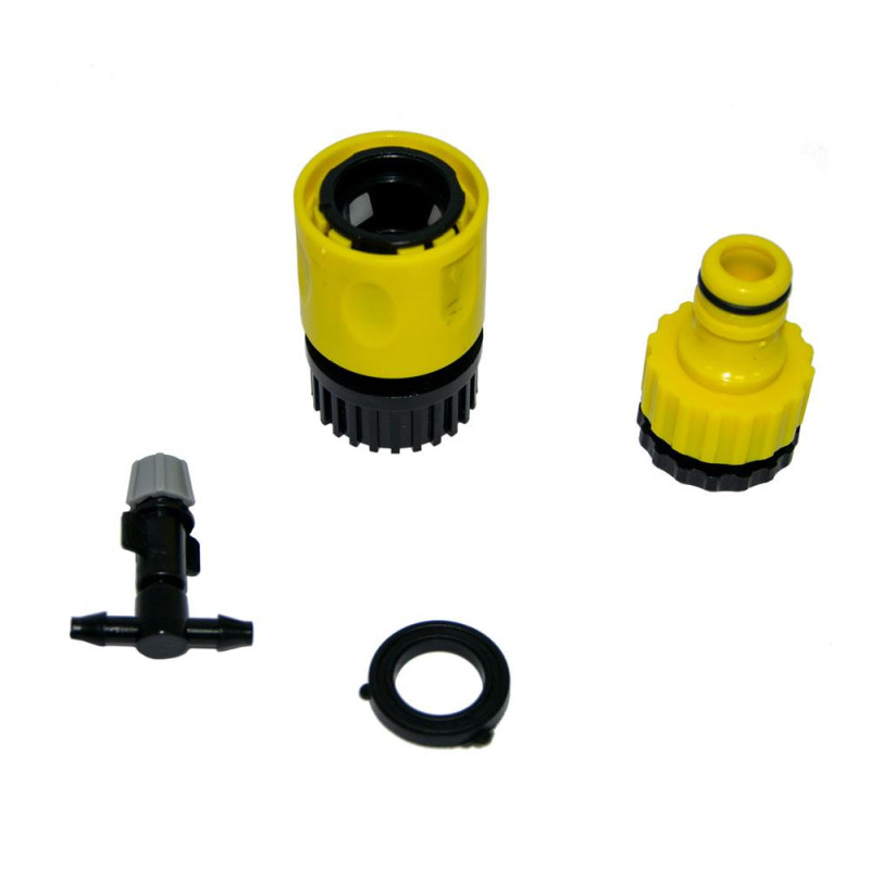 Система поливу зрошувач туманоутворення для саду та тераси 20м Black