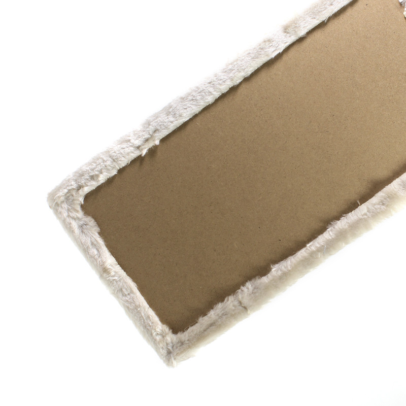 Когтеточка (ганчірка) для кота плоска дошка для всіх розмірів тваринного дошка опилочная/сизаль/фланель 400x200x10мм Taotaopets 041120 Бежевий