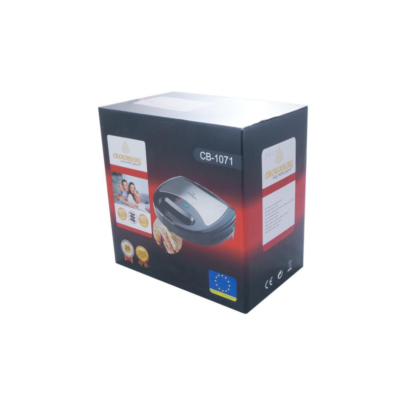 Мультимейкер 3в1, Сендвичниця, Гриль, Вафельниця Crownberg CB-1071