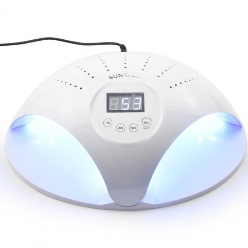 Лампа для манікюру UV/LED подвійна професійна з цифровим дисплеєм 48Вт SUN-669