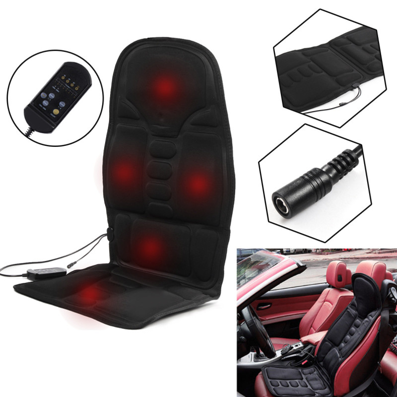 Масажна накидка на крісло з підігрівом Massage Armchair JB-100B Black