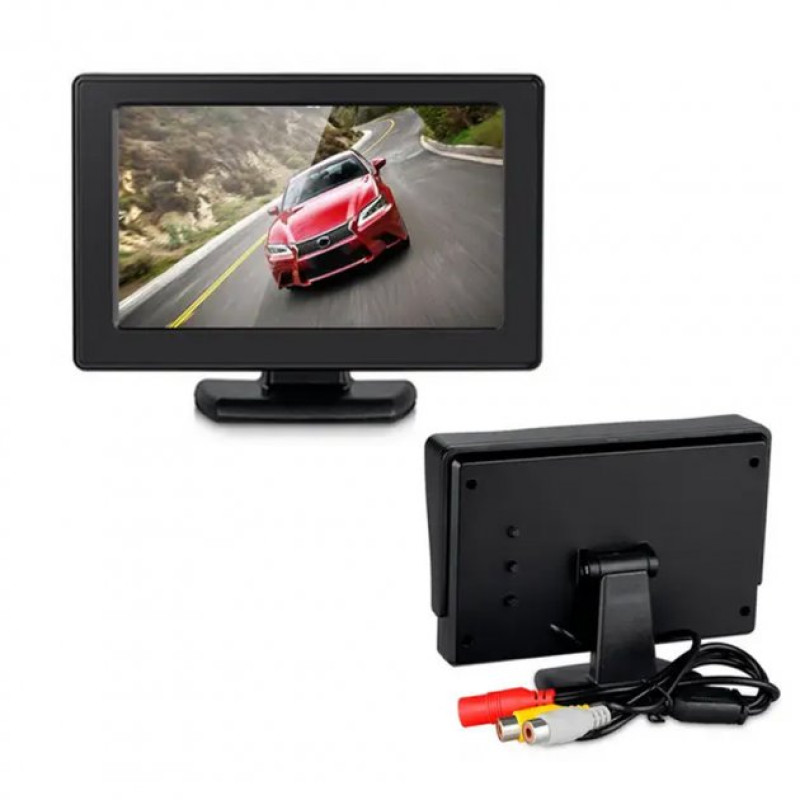 Автомобільний монітор для камери заднього огляду Terra Color TFT 4.3" 320*240 Black