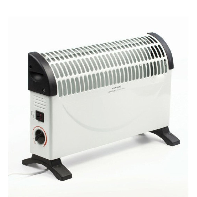 Електроконвектор безшумний обігрівач з вбудованим термостатом три режими 750/1250/2000 Вт білий Domotec MS-5904