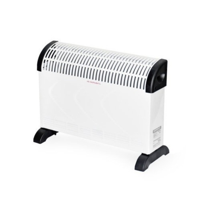 Електроконвектор безшумний обігрівач з вбудованим термостатом три режими 750/1250/2000 Вт білий Domotec MS-5904