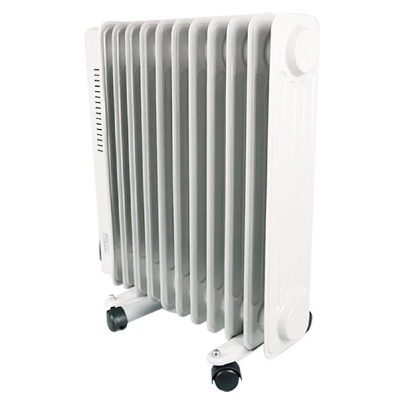 Масляний радіатор підлоговий з 9 секцій Maestro MR 950-9 три режими 1000/1200/2000 Вт Білий Масляний радіатор підлоговий з 9 секцій Maestro MR 950-9 три режими 1000/1200/2000 Вт Білий