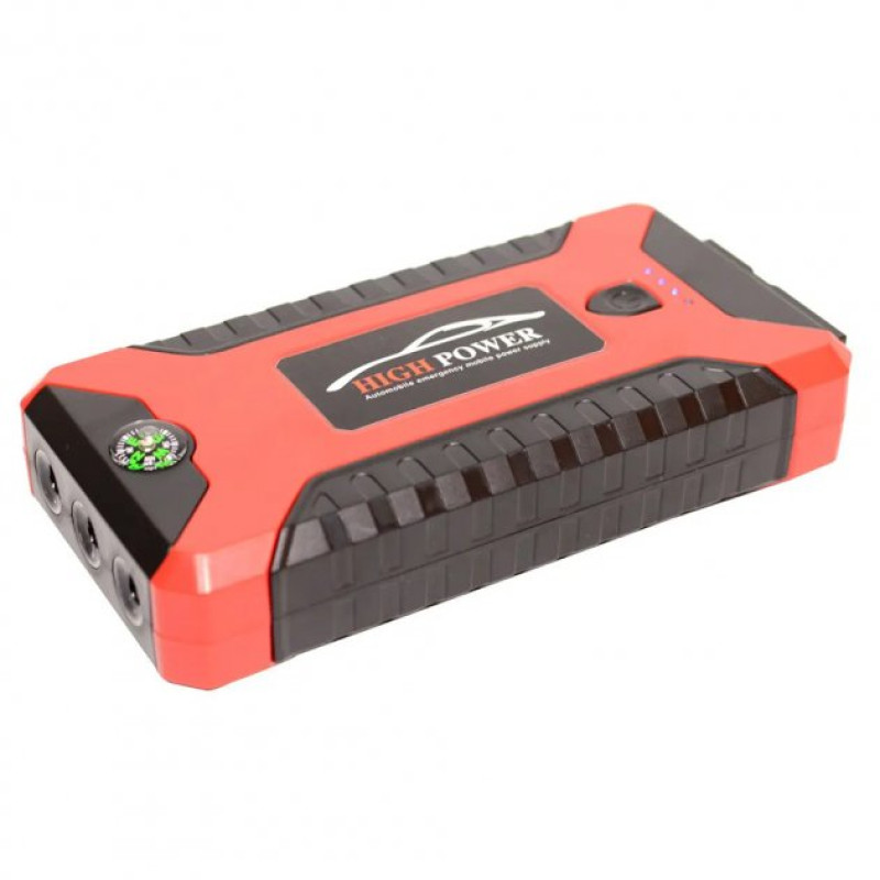 Пускозарядний пристрій Jump Starter JX27 99800 мАч з компресором Power bank Червоний