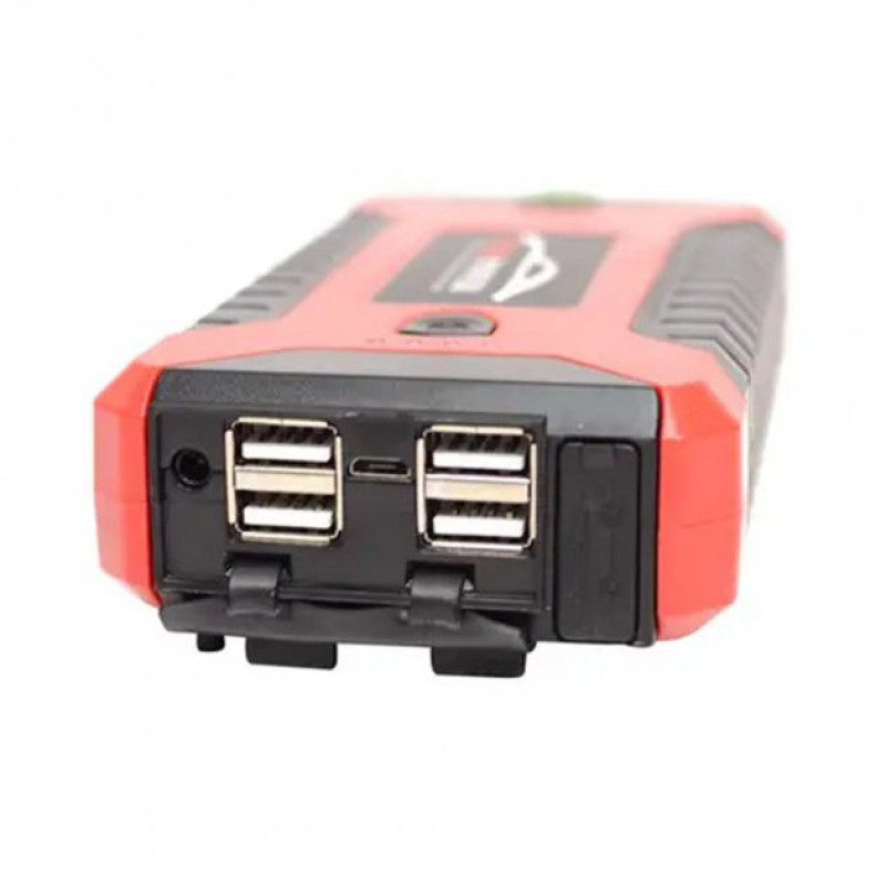 Пускозарядний пристрій Jump Starter JX27 99800 мАч з компресором Power bank Червоний
