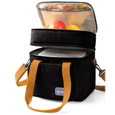 Термосумка для продуктів компактна Frio Tempo 26х25х18см 15л, водонепроникна FT-9876 Black