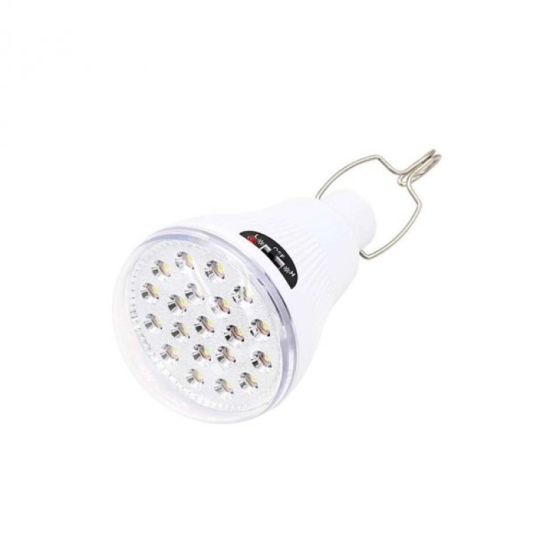 LED ліхтар-лампа підвісна на гачку із сонячною панеллю та функцією повербанку EP-020 Білий